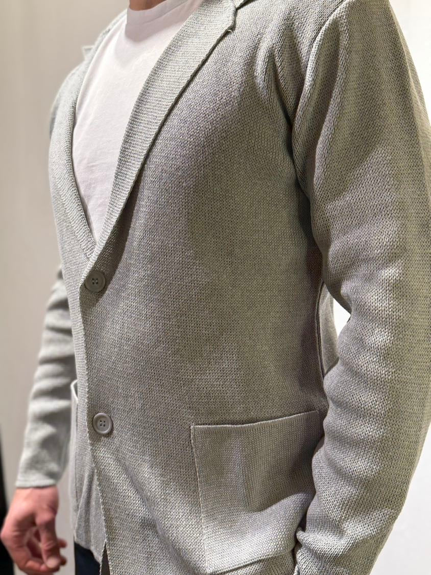 OVER-D Giacca cardigan con due bottoni Perla OVER-D