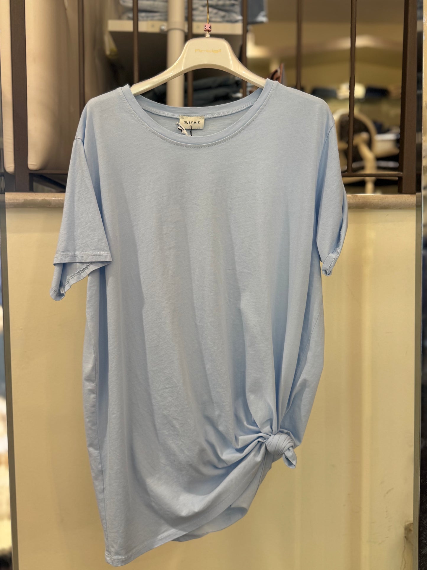 T-SHIRT MAXI SUSY MIX CELESTE 2608