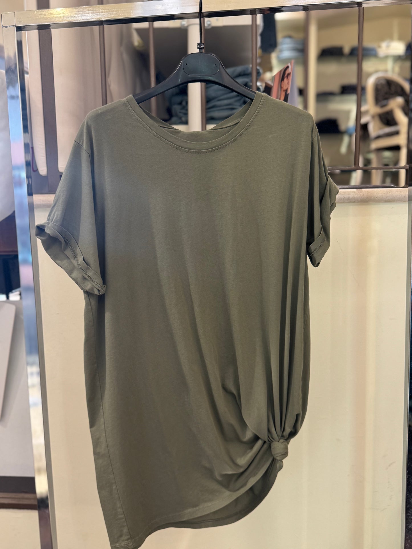 T-SHIRT MAXI SUSY MIX VERDE MILITARE 2608