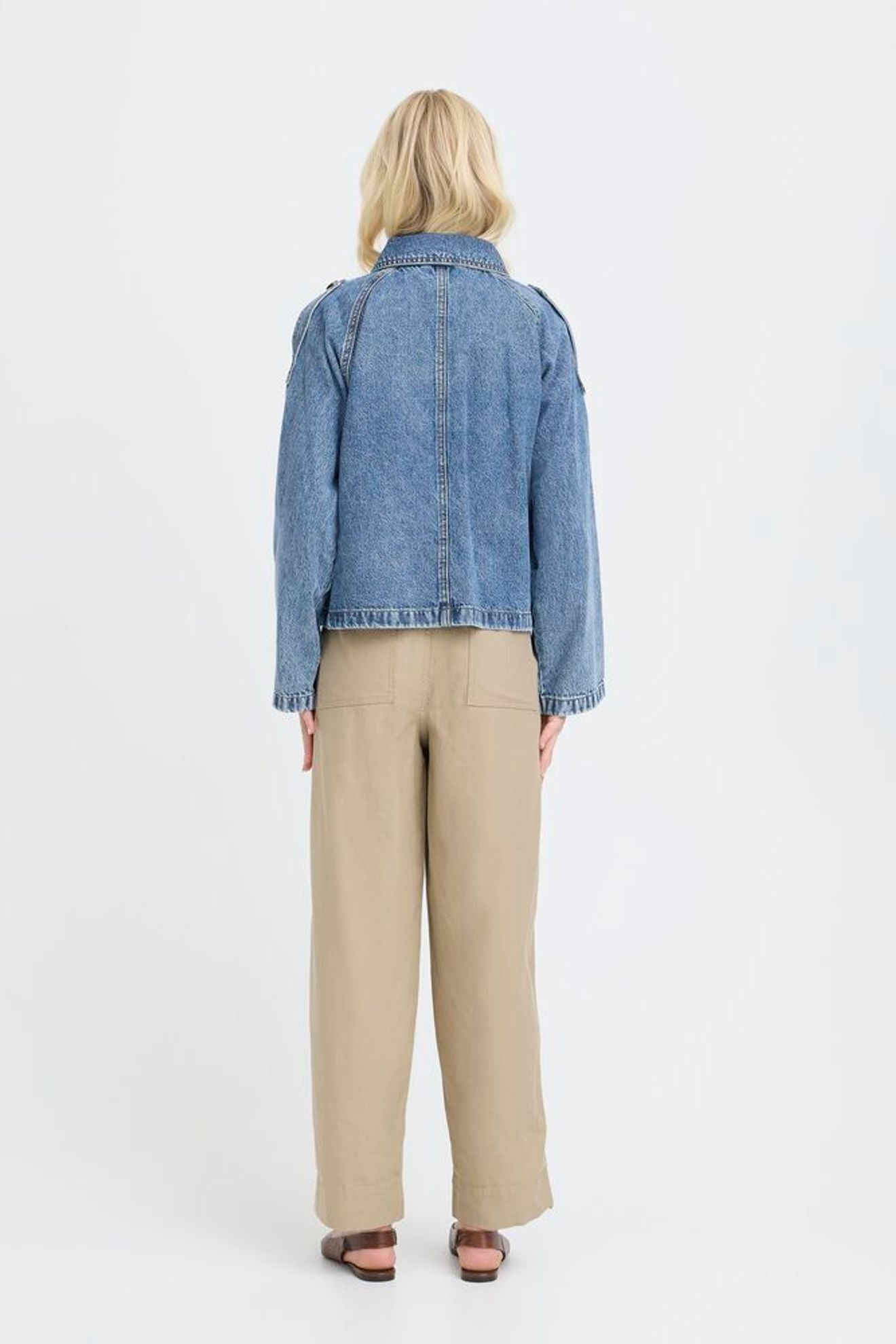 B.YOUNG Giacca trench blu B.YOUNG