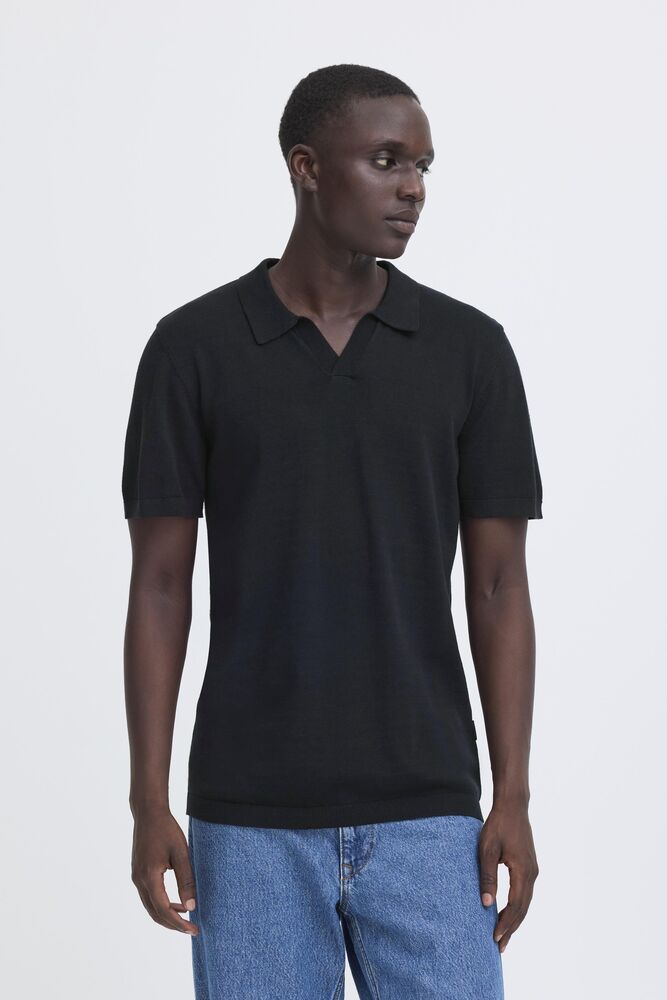 BLEND Polo collo derby nera BLEND