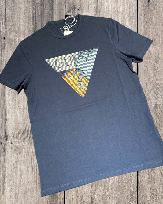 T-SHIRT GUESS BLU M5RI14