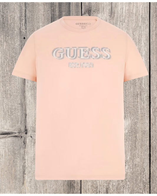 T-SHIRT GUESS ARANCIO M5GI07