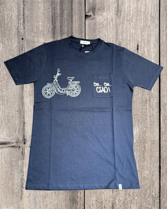 T-SHIRT OVER-D BLU T56