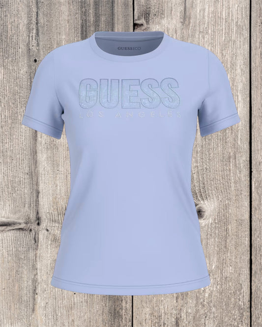 T-SHIRT GUESS AZZURRA W5GI14
