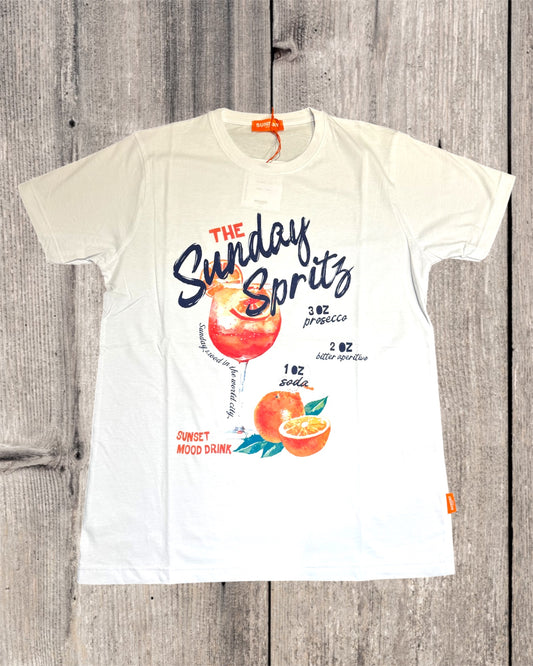 T-SHIRT SUNDAY PEOPLE SPRITZ BIANCA MC116S