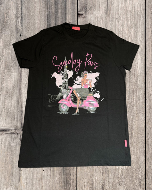 T-SHIRT SUNDAY PEOPLE NERA WC219S