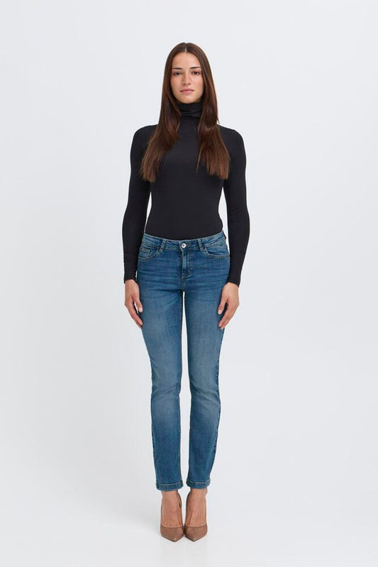 B.YOUNG Jeans Slim Blu Denim Classico B.YOUNG
