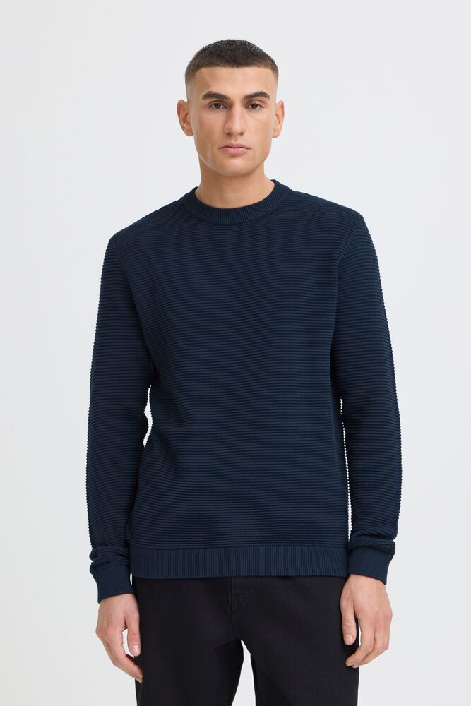 SOLID Maglioncino girocollo blu SOLID