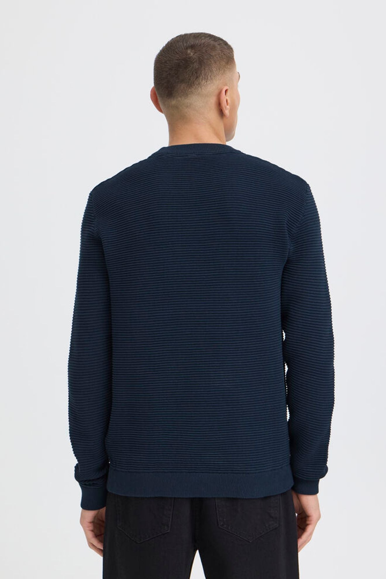 SOLID Maglioncino girocollo blu SOLID