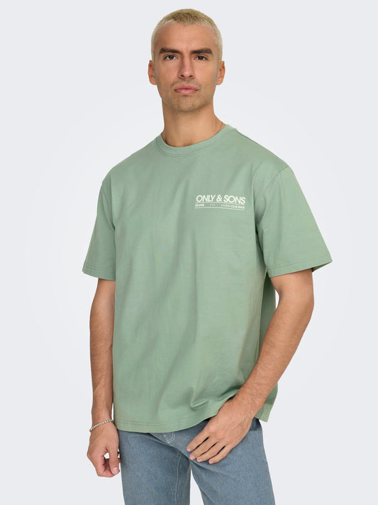 T-SHIRT ONLY&SONS VERDE 22033751