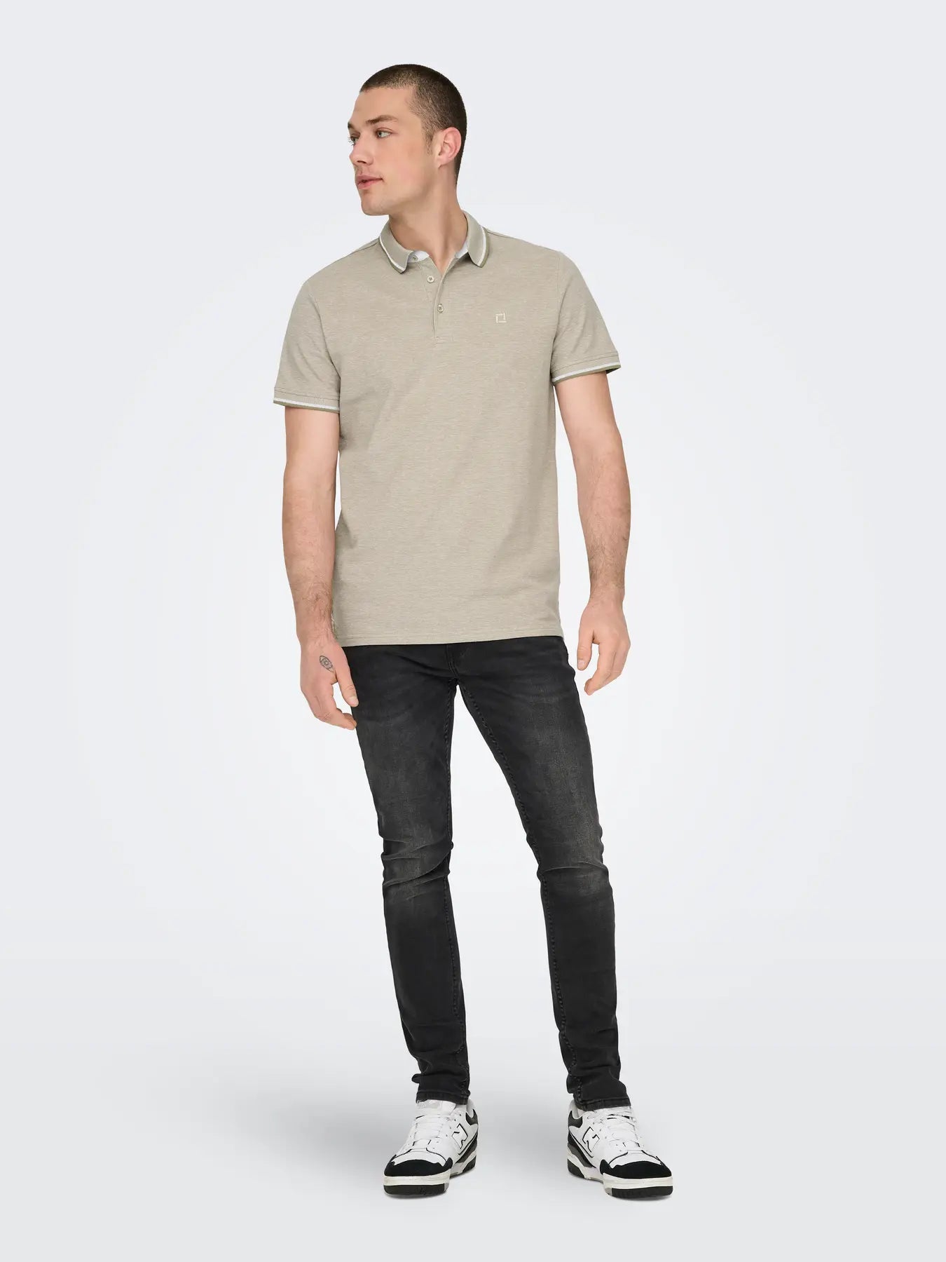 POLO ONLY&SONS BEIGE 22024827