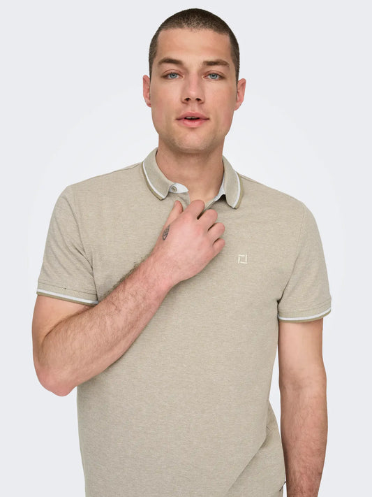 POLO ONLY&SONS BEIGE 22024827