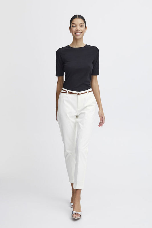 B.YOUNG Pantalone slim fit bianco B.YOUNG