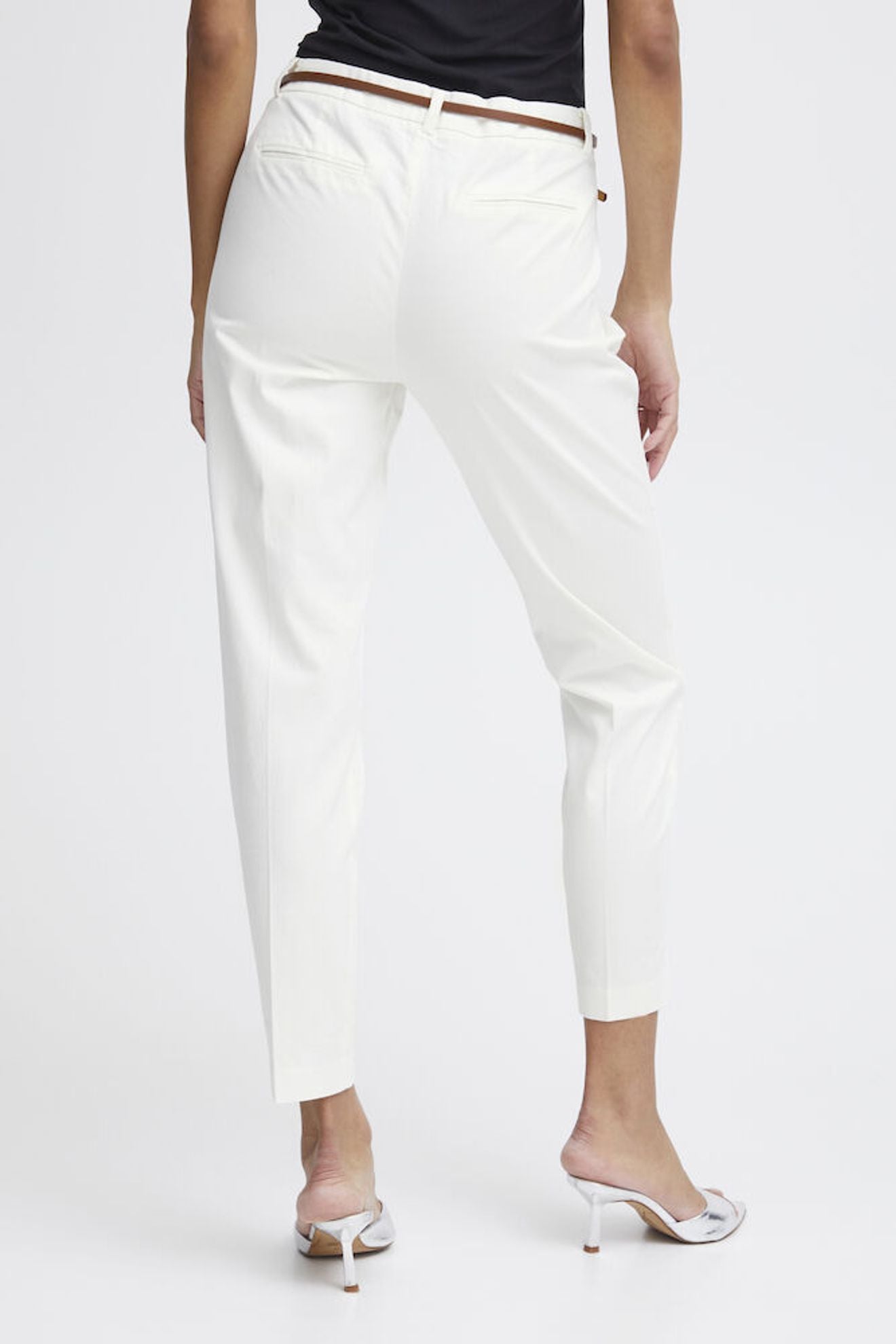 B.YOUNG Pantalone slim fit bianco B.YOUNG