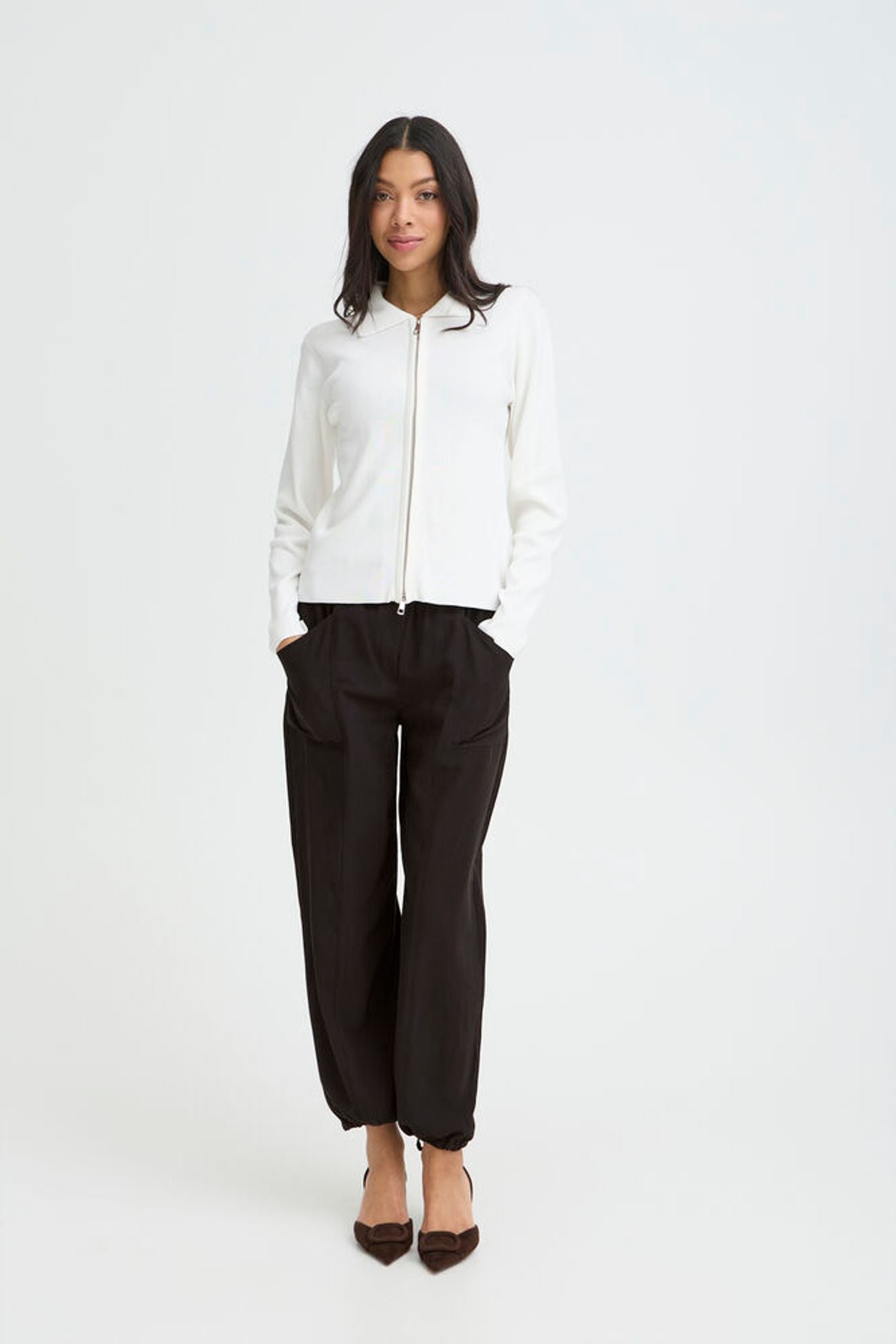 B.YOUNG Maglia girocollo blu con manica corta B.YOUNG