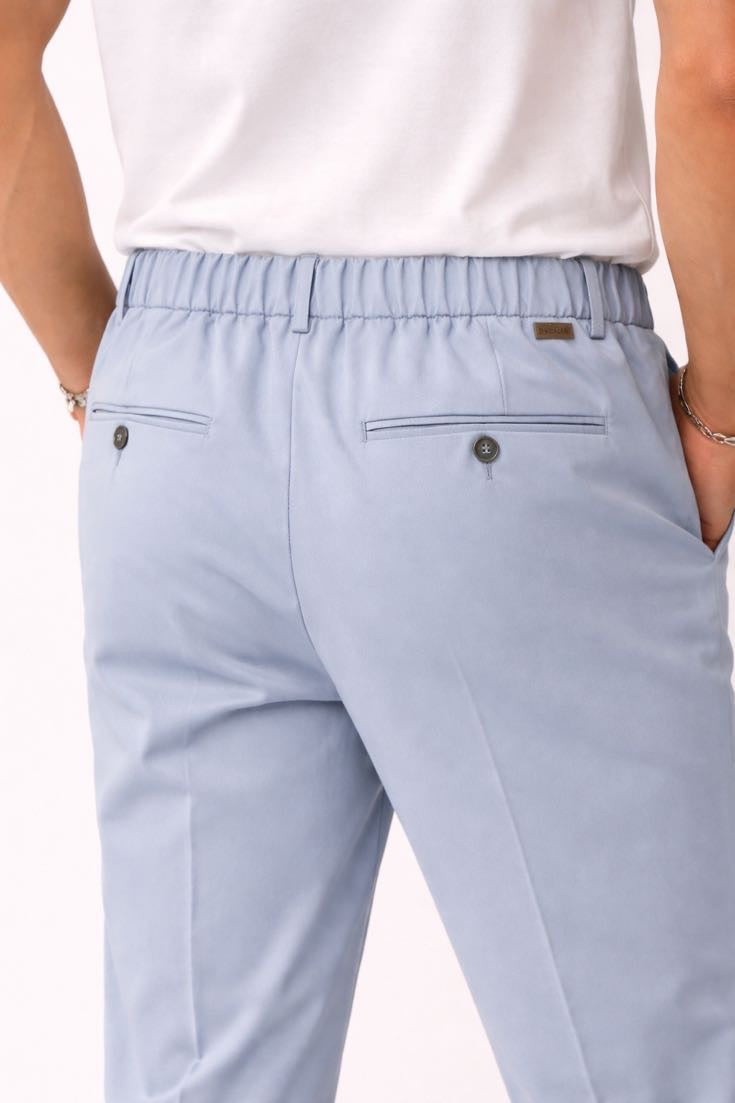 OVER-D Pantalone tapered fit polvere OVER-D
