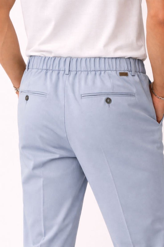 OVER-D Pantalone tapered fit polvere OVER-D