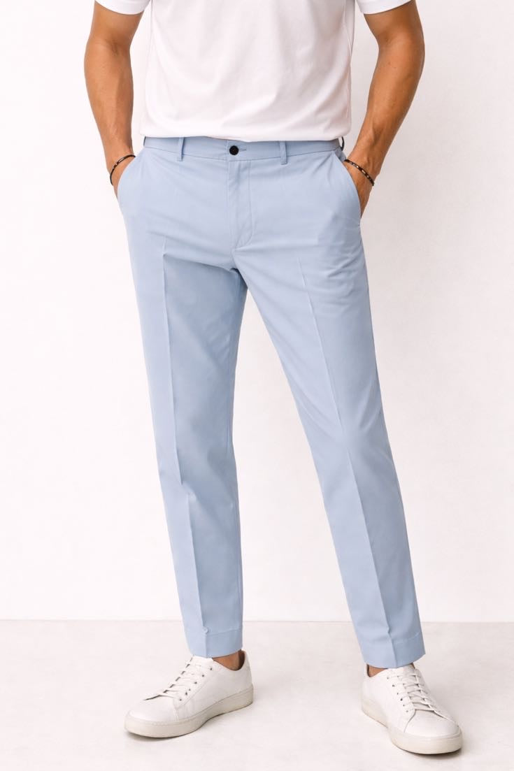 OVER-D Pantalone tapered fit polvere OVER-D