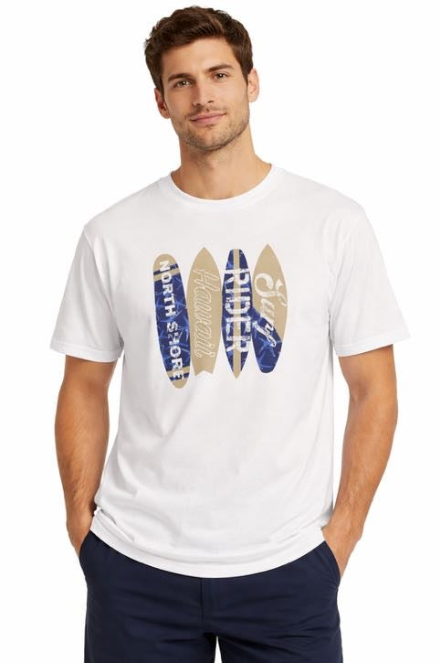 OVER-D T-shirt con stampa bianca OVER-D