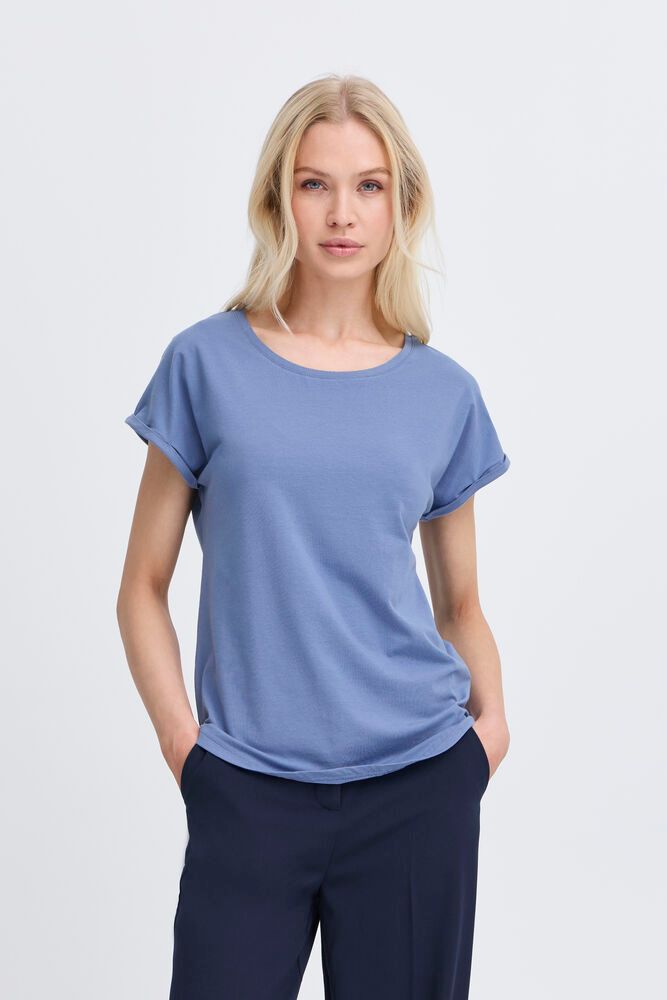 B.YOUNG T-shirt basica celeste B.YOUNG