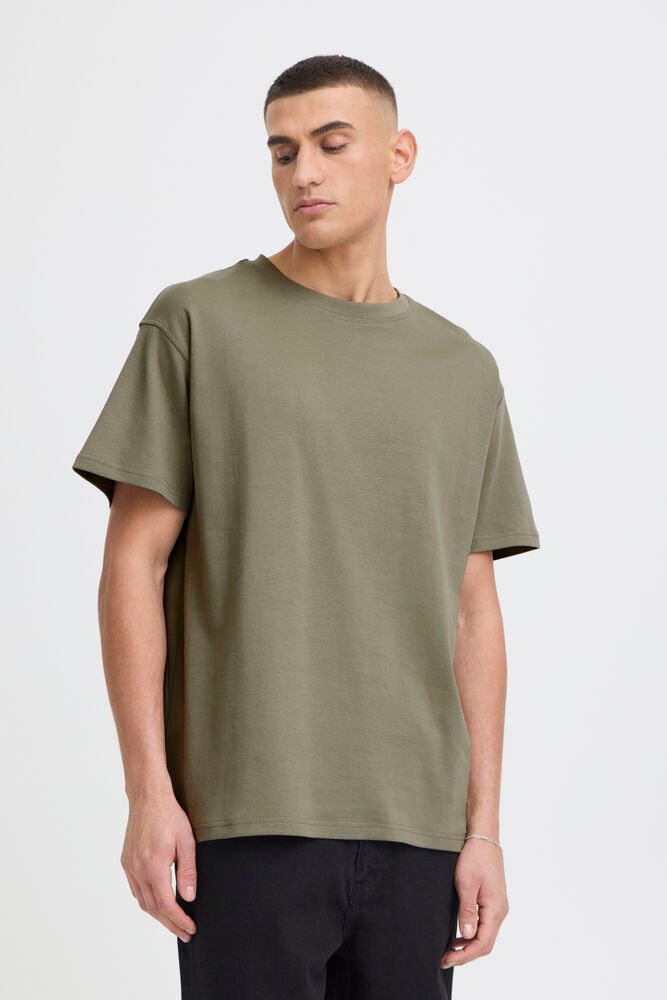 SOLID T-shirt basica oversize verde SOLID