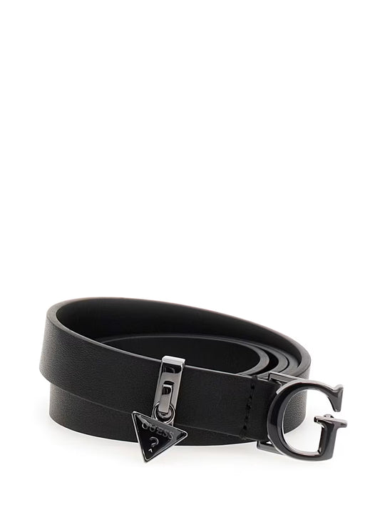 CINTURA NERA GUESS W4BZ20