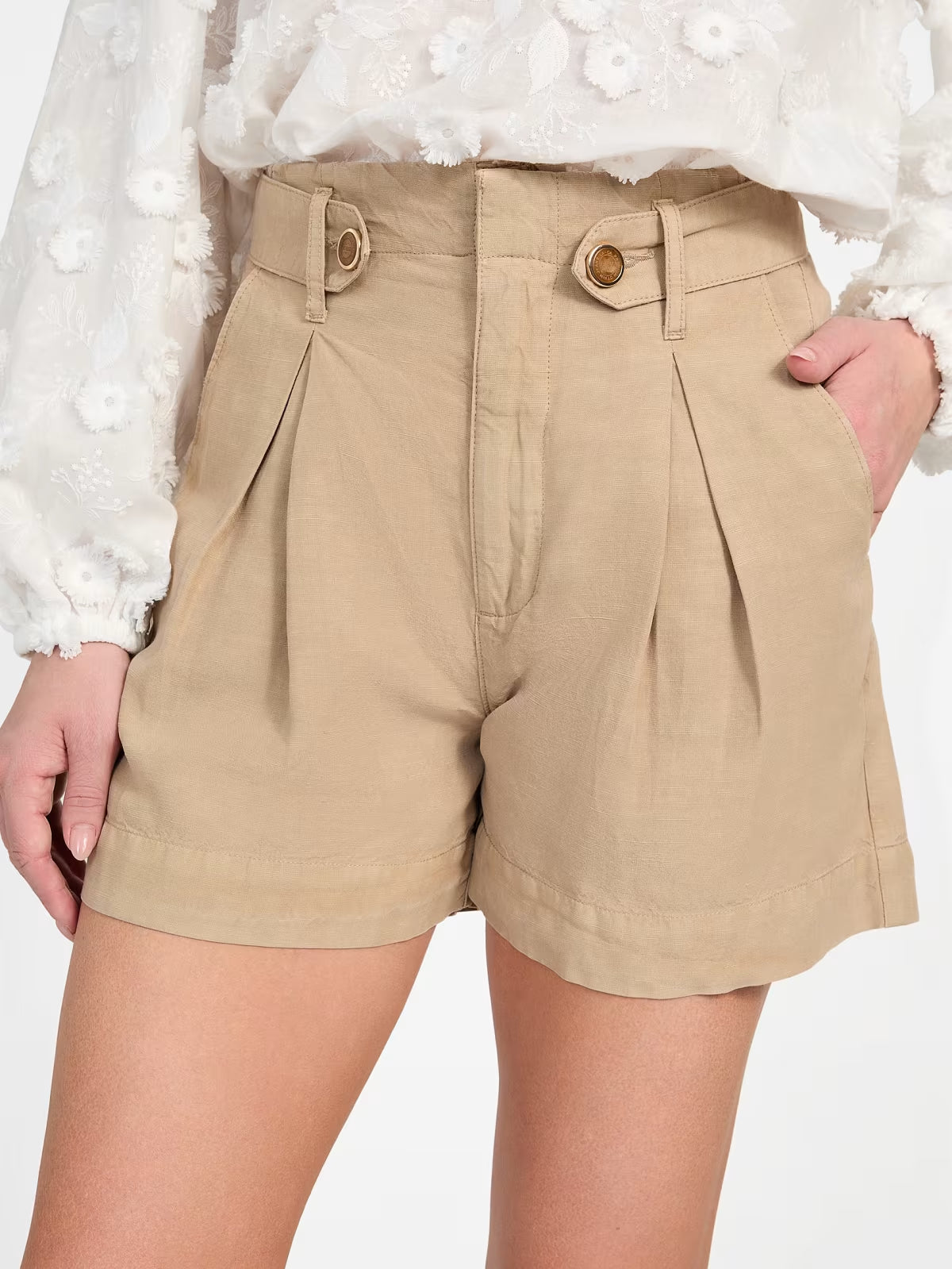 SHORTS SHAYE GUESS BEIGE W5GD1J