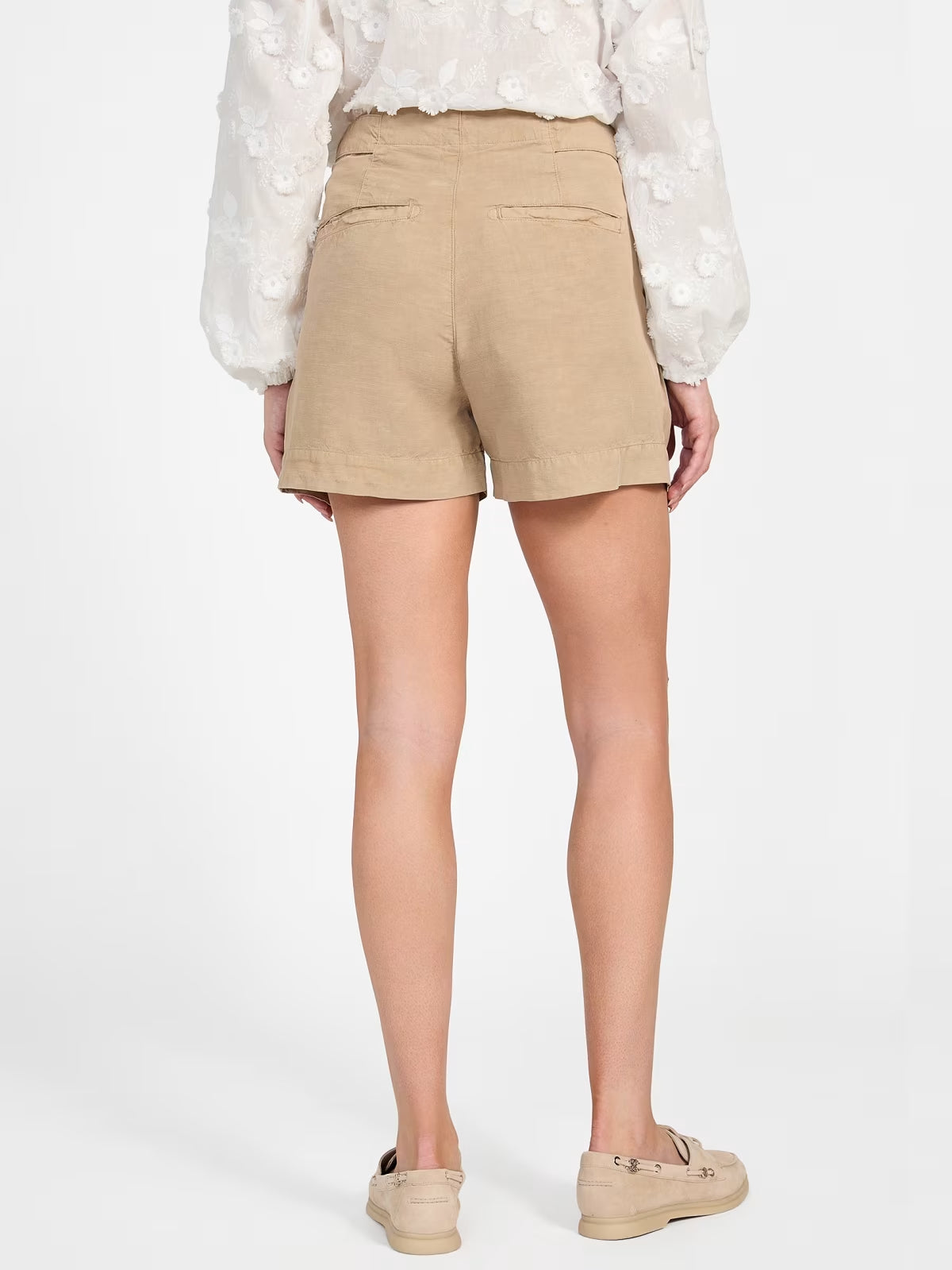 SHORTS SHAYE GUESS BEIGE W5GD1J