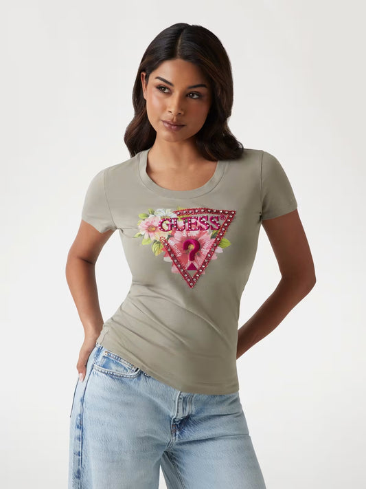 T-SHIRT GUESS LOGO FANATSIA W5GI10