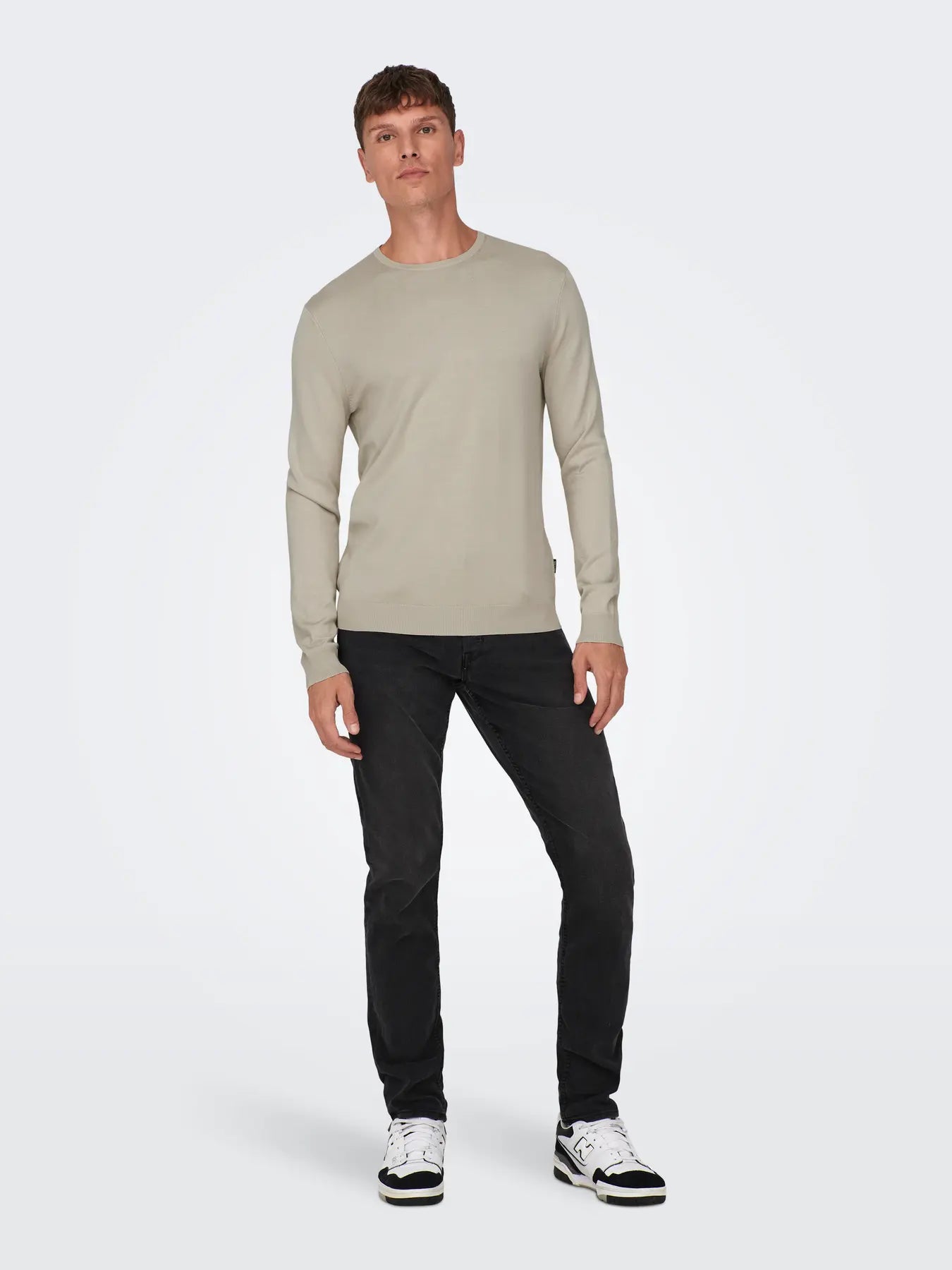MAGLIONCINO ONLY&SONS BEIGE 22020088