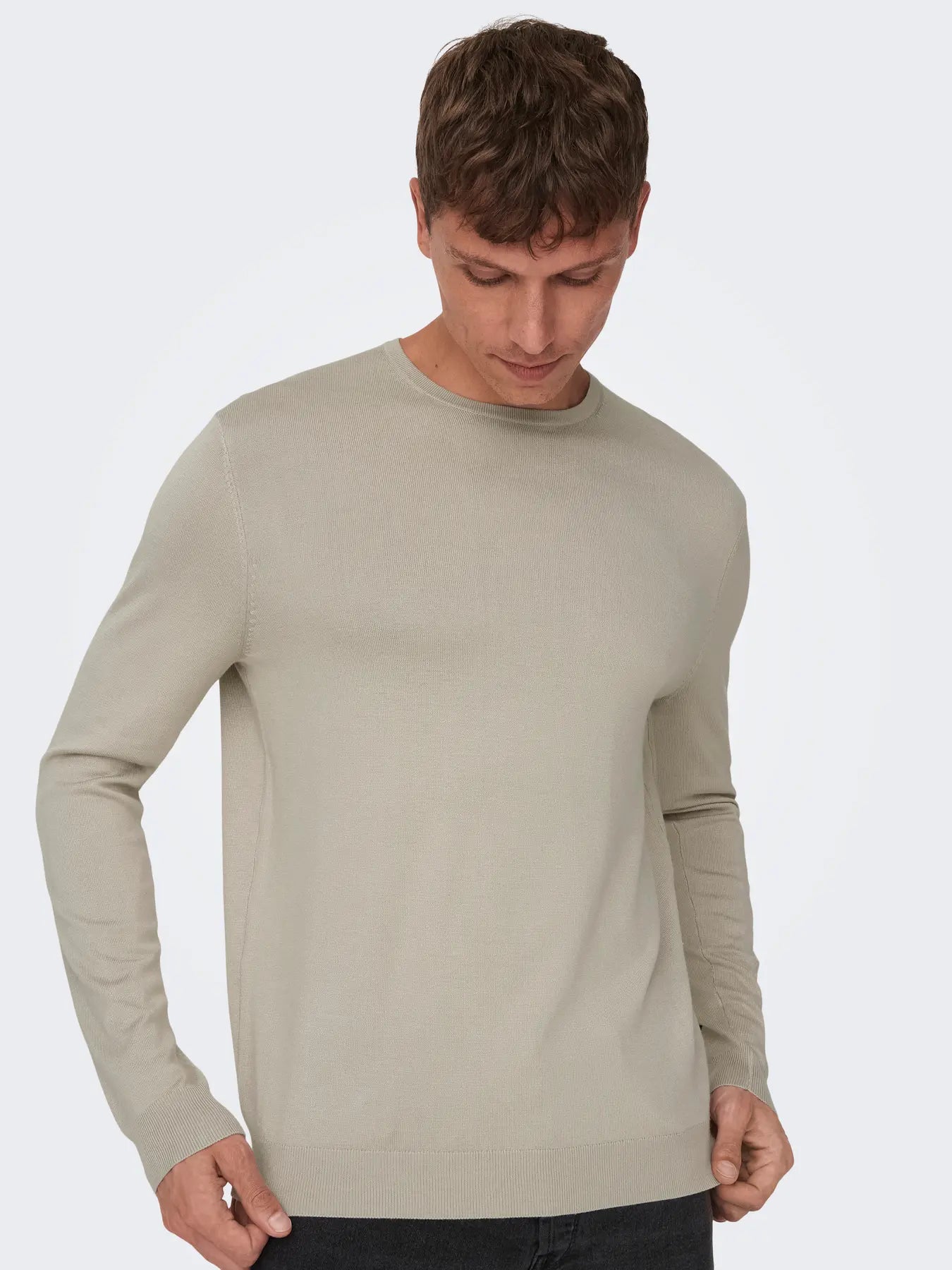 MAGLIONCINO ONLY&SONS BEIGE 22020088