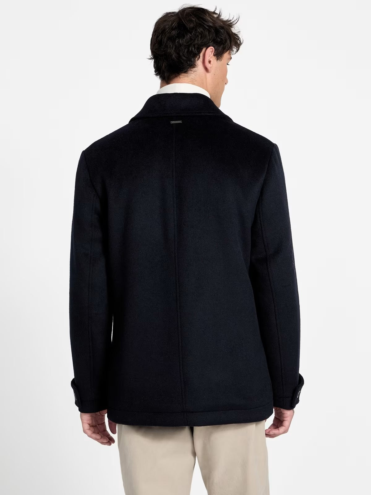 GUESS Cappotto doppiopetto blu GUESS