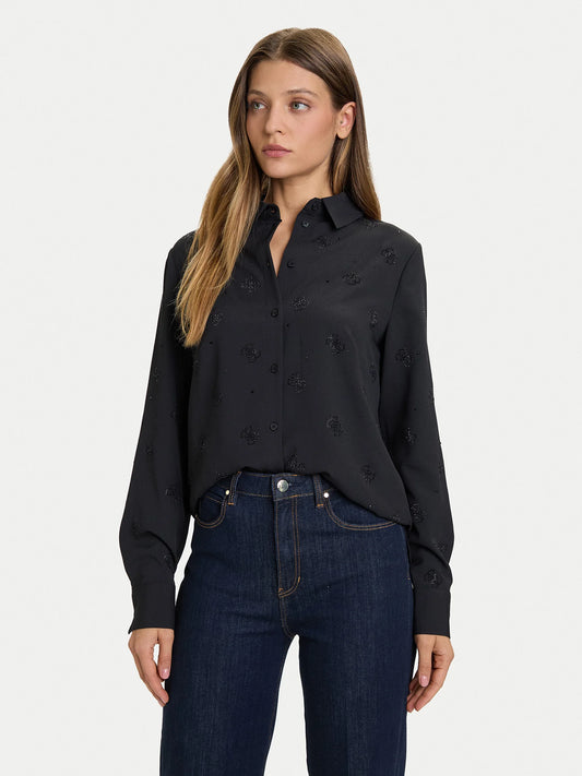 GUESS Camicia 4g nera GUESS