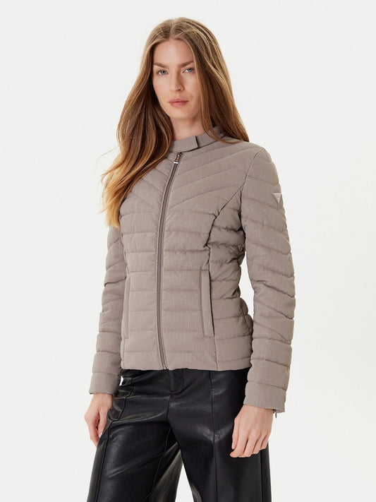 GUESS Giacca imbottita trapuntata beige GUESS