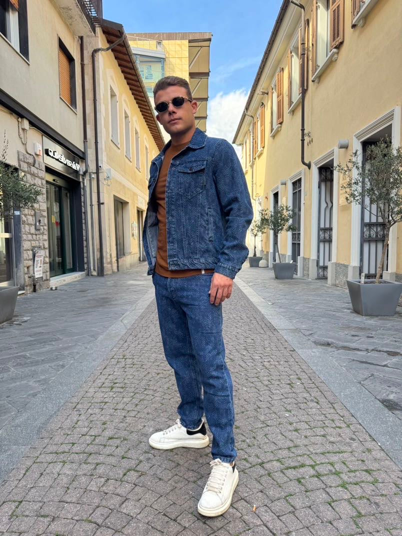 OVER-D Jeans 5 tasche tepered fit