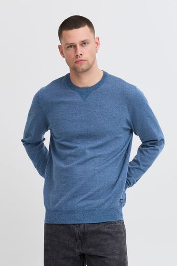 BLEND Maglioncino girocollo blu denim BLEND
