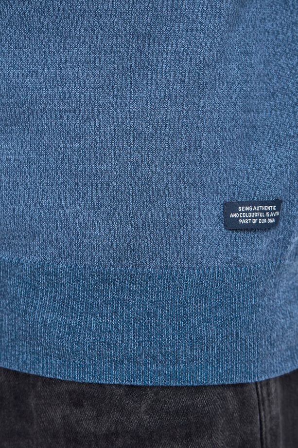 BLEND Maglioncino girocollo blu denim BLEND