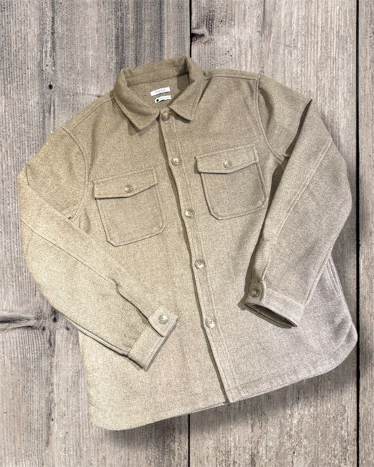 OVER-D Overshirt con tasche beige OVER-D