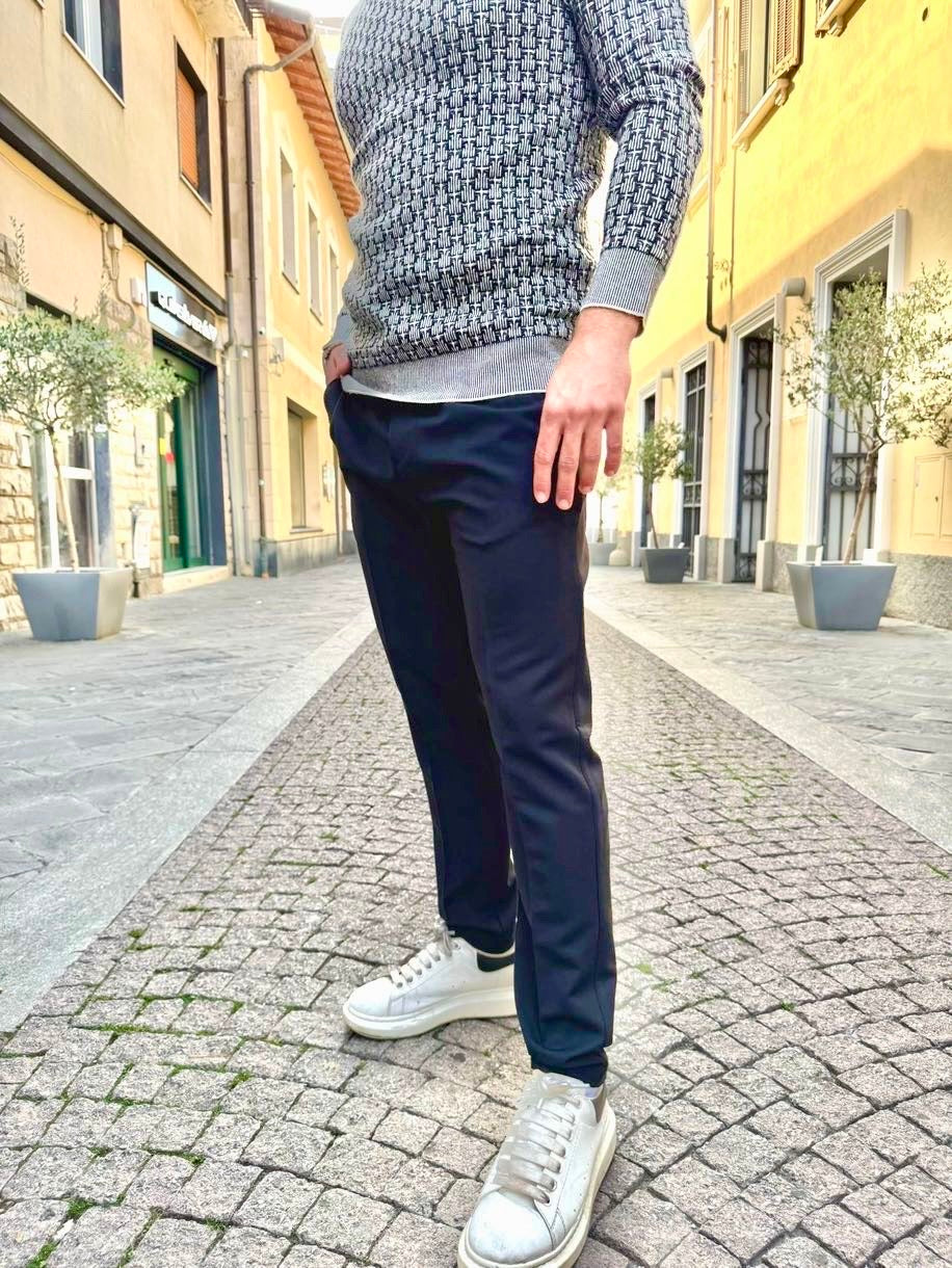 OVER-D Pantalaccio slim fit nero OVER-D