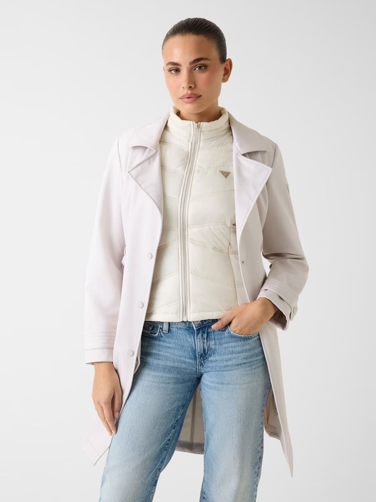 GUESS Trench due in uno ghiaccio